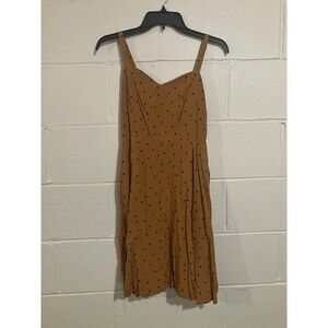 Womens Old Navy Dress Size Medium Color Mustard Yellow
